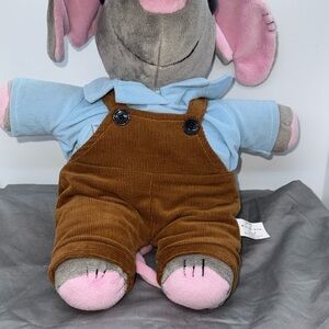 World War Z Subway Sam Rat StuffieToy in Blue Shirt and Brown Overalls
